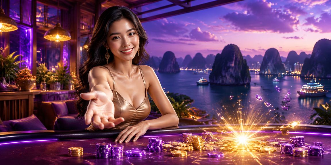 Trải nghiệm chơi baccarat trực tuyến với khung cảnh Hạ Long Bay